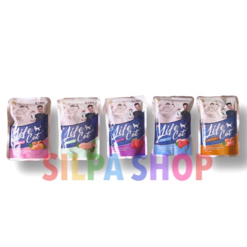 Makanan Kucing Basah Life Cat Pouch By Baim Wong