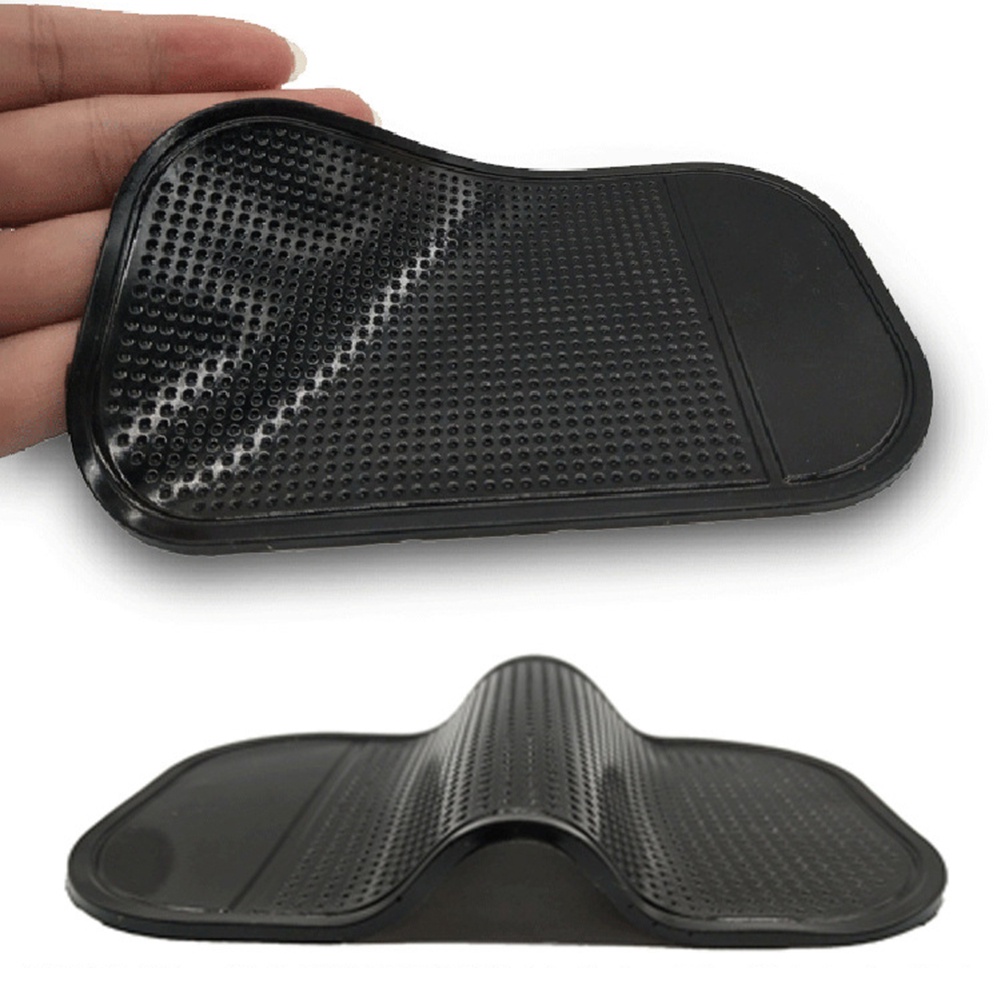 Matras Pad Penyimpanan Handphone Bahan Silikon Anti Slip Ukuran 13x7cm Untuk Dashboard Mobil