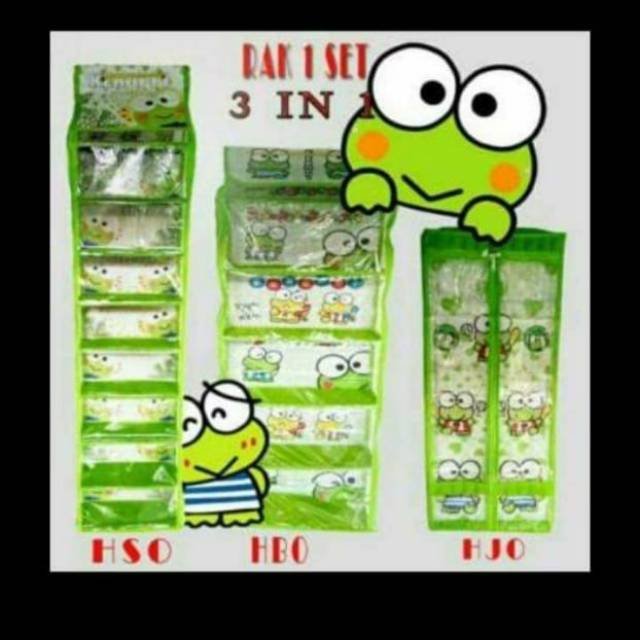 Rak tas set karakter