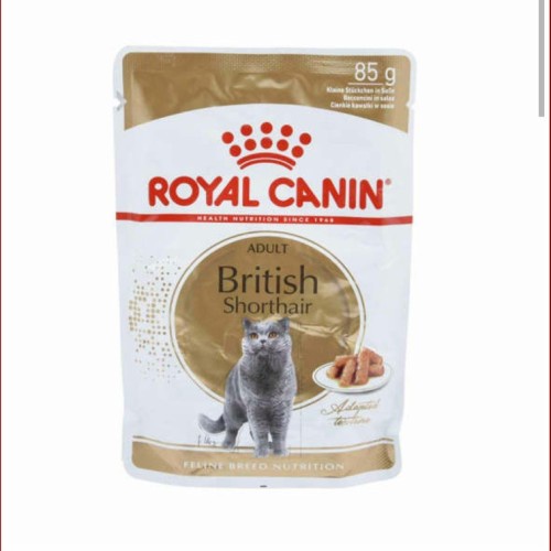 Makanan Kucing ROYAL CANIN BRITISH SHORHAIR 85gr