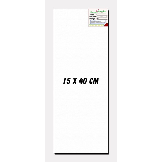 

Kanvas span standar ukuran 15 cm x 40 cm