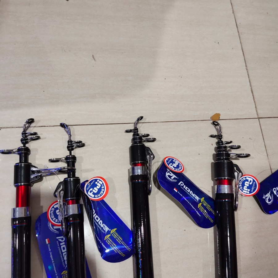 joran pioneer surf pasiran ring fuji pro caster heavy 360 390 420 450 - 450cm