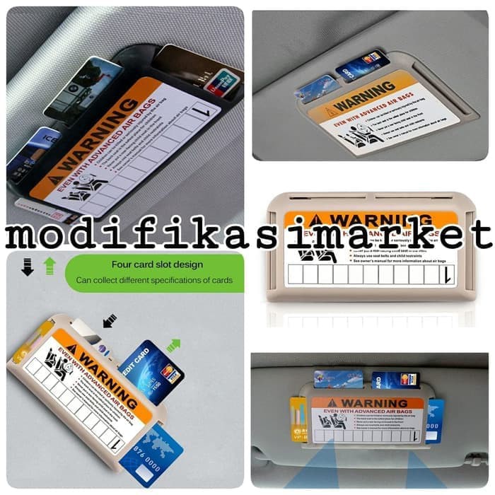 TEMPAT KARTU E TOLL TIKET KARTU PARKIR TOLL CARD HOLDER MOBIL