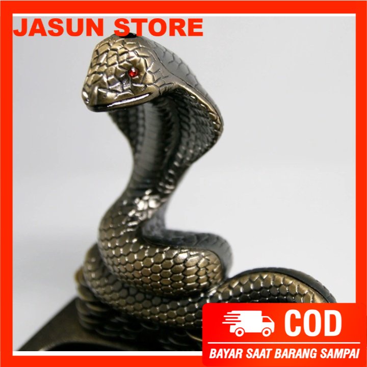 BISA COD! Asbak Plus Korek Api Mancis model COBRA Ashtray Lighter Hadiah Unik