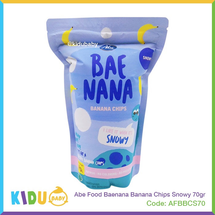 Abe Food Baenana Banana Chips 70gr Kidu Baby