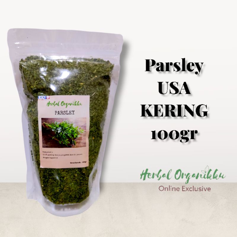 

Parsley USA / Turkey Import 100 & 200gr | Daun Peterseli Kering