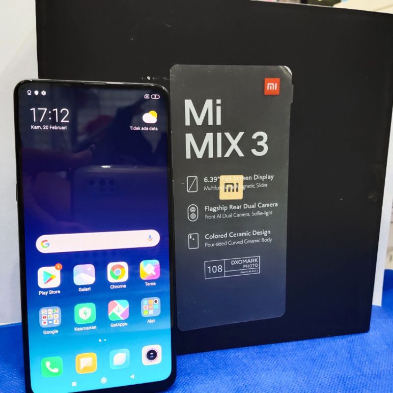 Xiaomi Mi Mix 3 Ram 6GB Rom 128GB (Second)