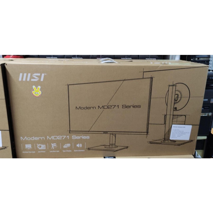 Monitor MSI LED IPS Modern MD271P - Wide Screen Full HD 27" Inch