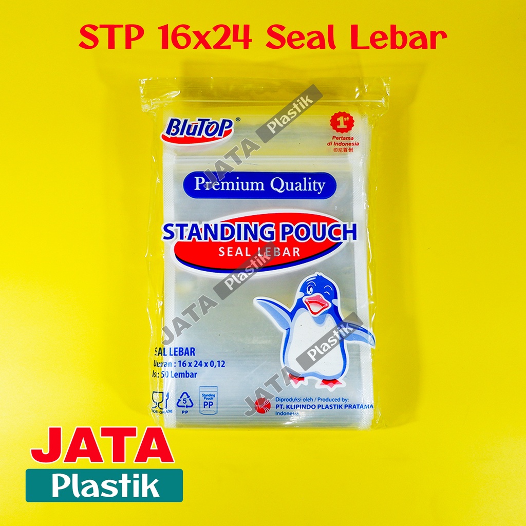 STANDING POUCH STP 16X24 Seal Lebar BLUTOP