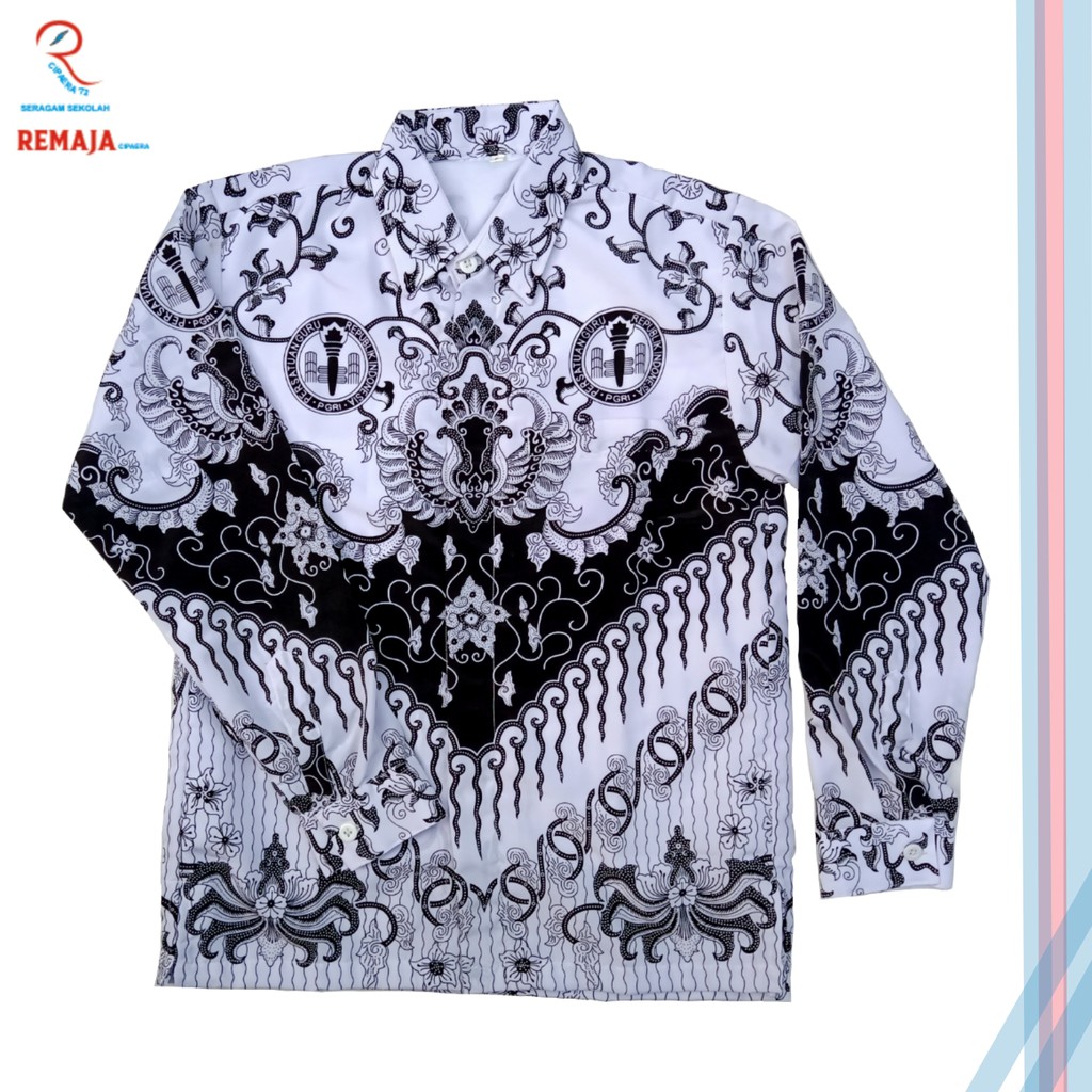 Koleksi Populer Baju Guru Pgri - Fashion Batik Terkini