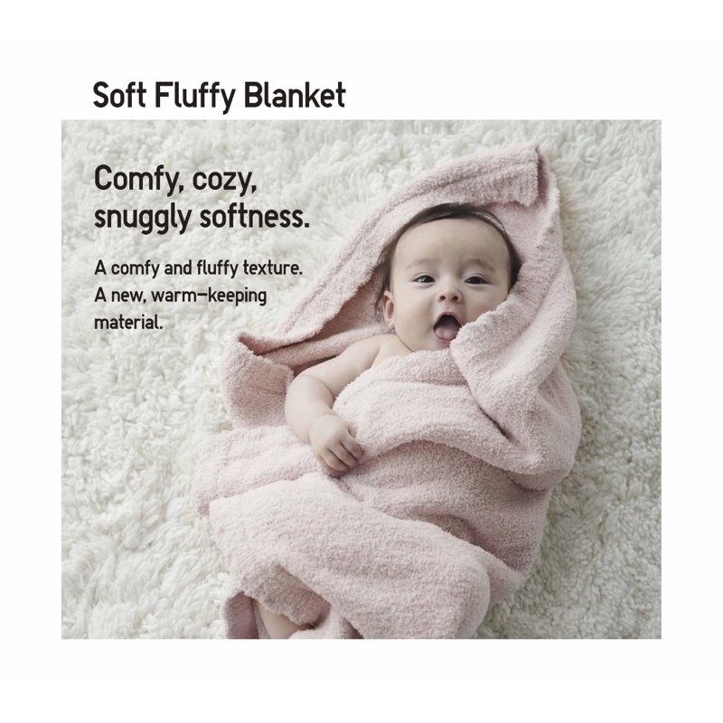SELIMUT BAYI UNIQLO SOFT FLUFFY