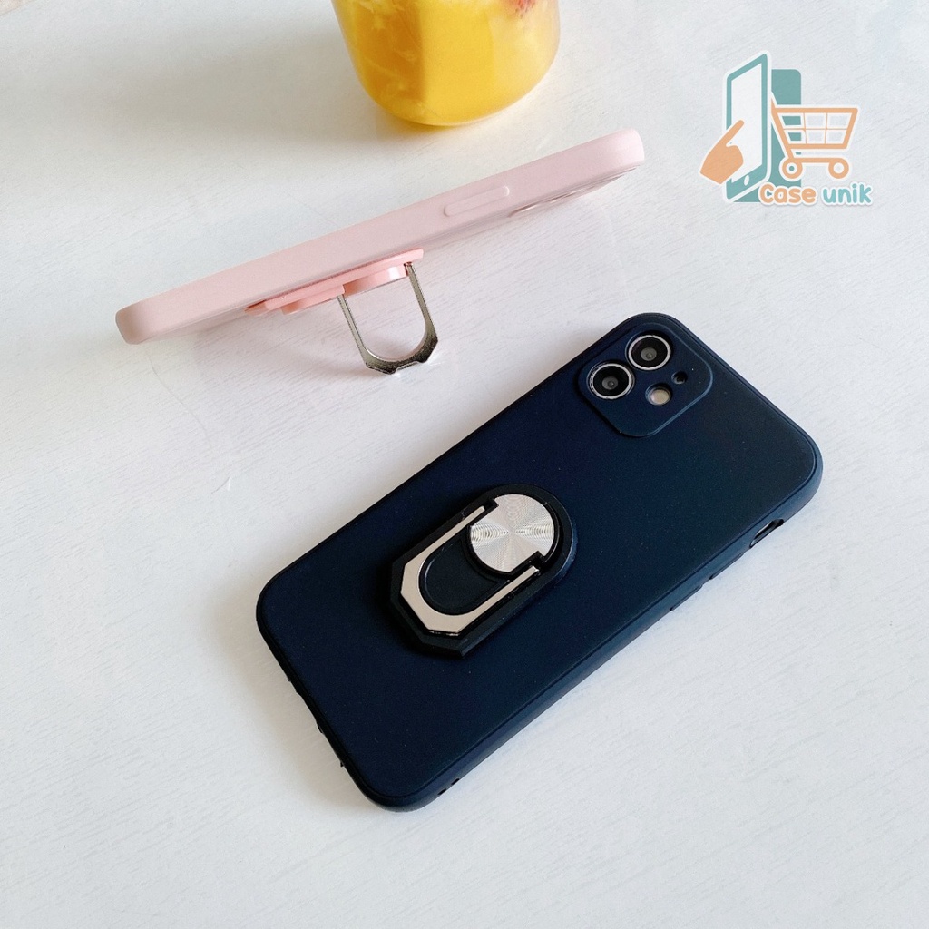 SOFTCASE MACARON RINGSTAND OPPO A15 A15S A16 A3S A1K A5S A7 A12 A11K A8 A31 2020 CS3802