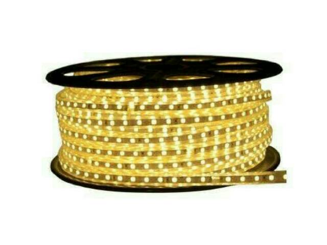 PAKET LED STRIP 2M + ADAPTOR LANGSUNG COLOK LISTRIK 2 METER  STRIPLED SMD 5050 SELANG SIAP PAKAI