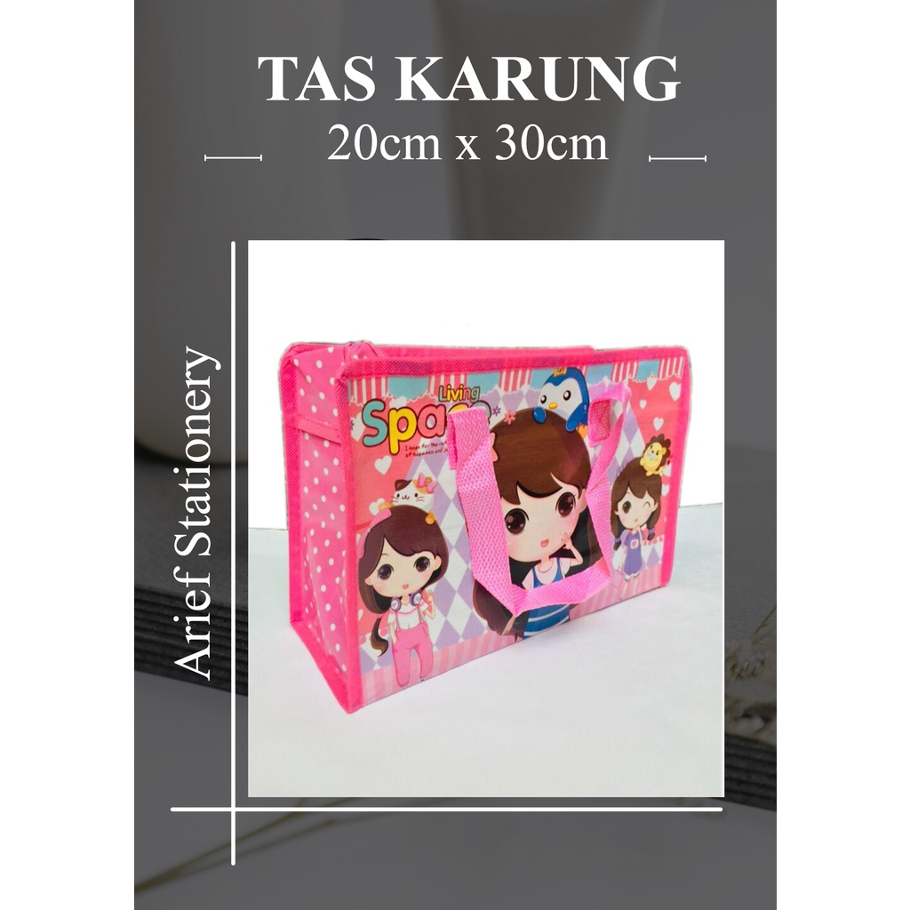 Tas Karung Serbaguna Tas Loundry Ukuran 20cm x 30cm