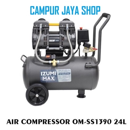 Izumi MAX OM SS1390 24L Kompresor Silent Oilless 1.75Hp Super Speed