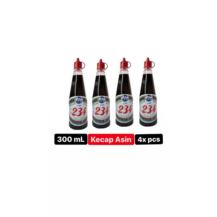 

Kecap/Kecap Asin 300 mL ( Sumber Jaya )- Multipack 4 Pcs