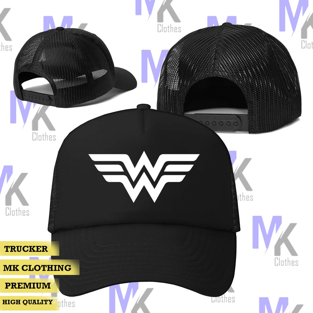 TOPI TRUCKER JARING WONDER WOMAN PREMIUM - MKCLOTHES