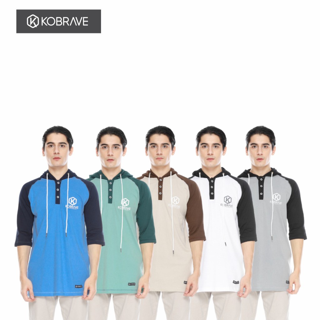 Kaos Reglan Kupluk KOBRAVE Series IBRAHIM Cotton Premium LIMITED EDITION