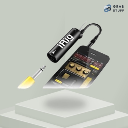 Irig Gitar AmpliTube Adapter for iPhone /iPod Touch/iPad / Irig Pengganti Efek Gitar Irig Converter 