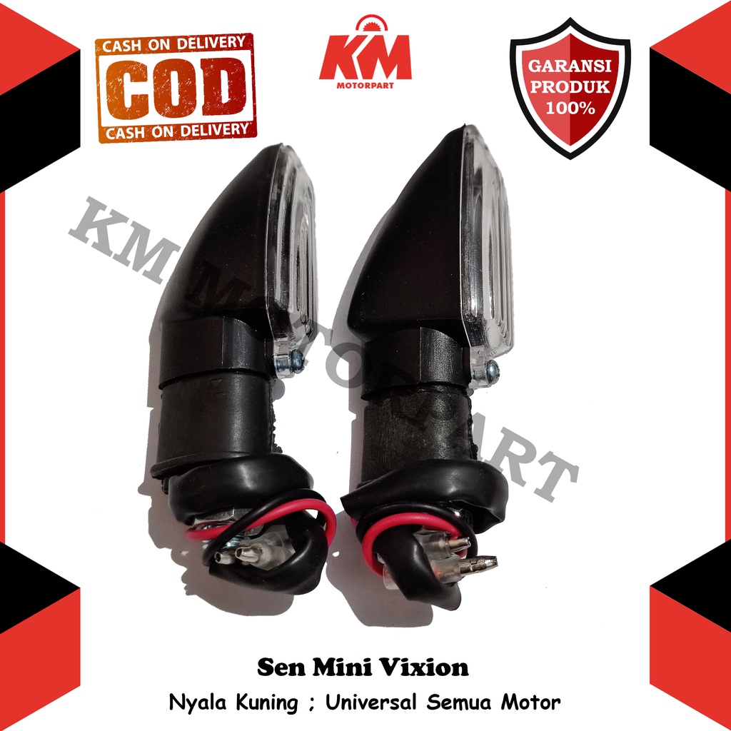 Sen Mini Vixion New Sepasang Lampu Sein