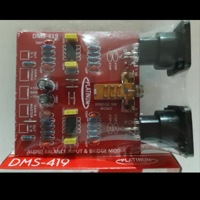 Kit Audio Balance Input Plus Bridge Modul DMS 419 / Kit input balance