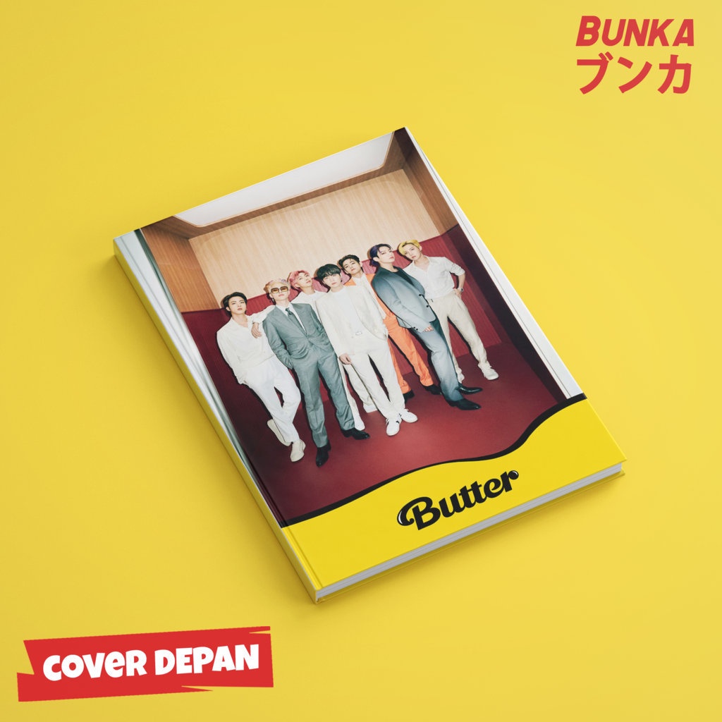 

Notebook KPOP BTS Butter Full Member Hardcover A5 Buku Tulis Catatan Notes Agenda Planner Jurnal