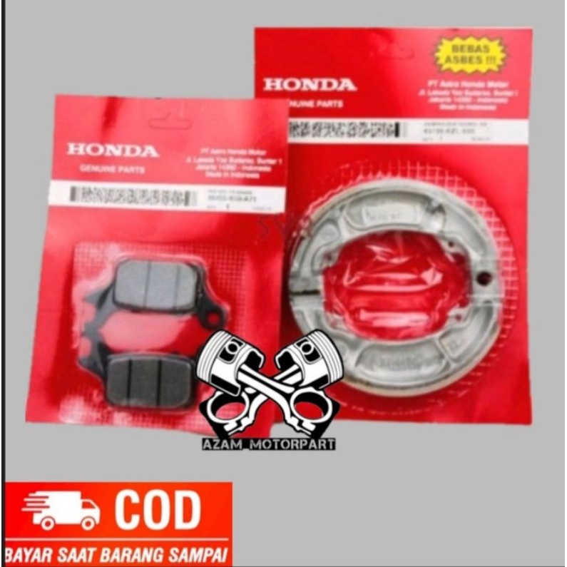 kampas rem vario,kampas rem vario 150 led,kampas rem depan vario 150 led (K59+KZL)