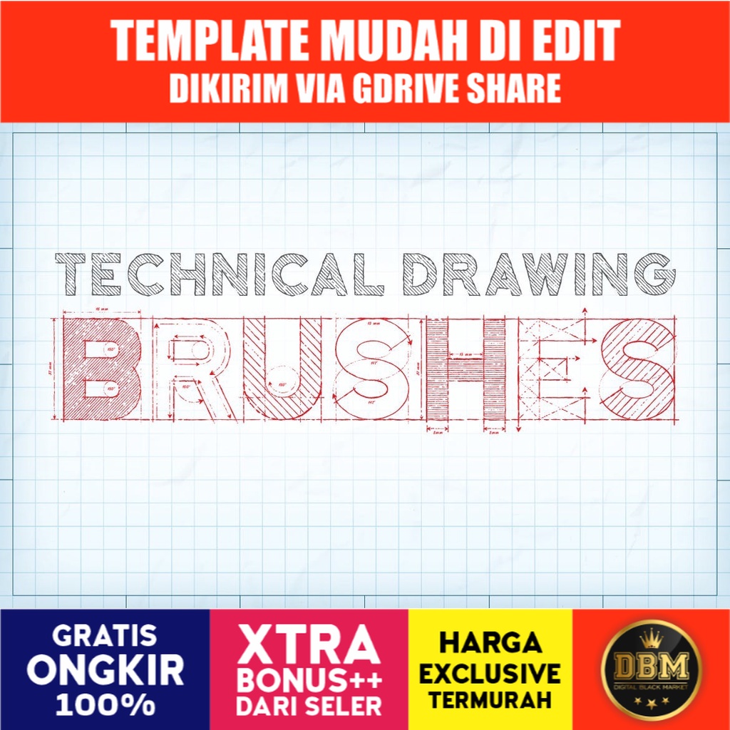 Technical Drawing Brushes