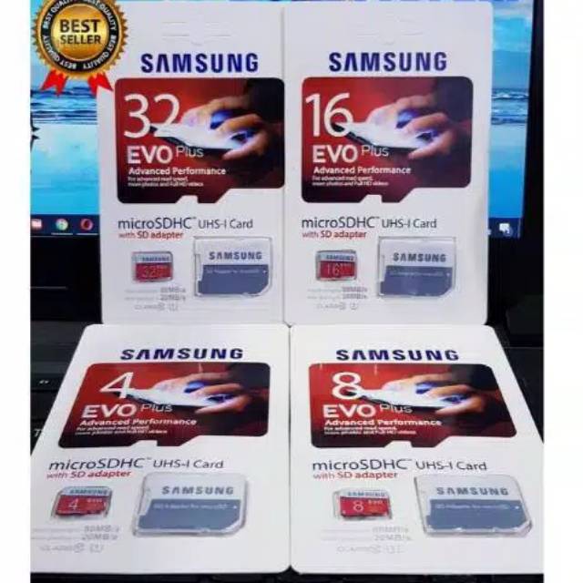Memory samsung 32GB class 10 / memory samsung 32GB Evo plus micro card with adapter
