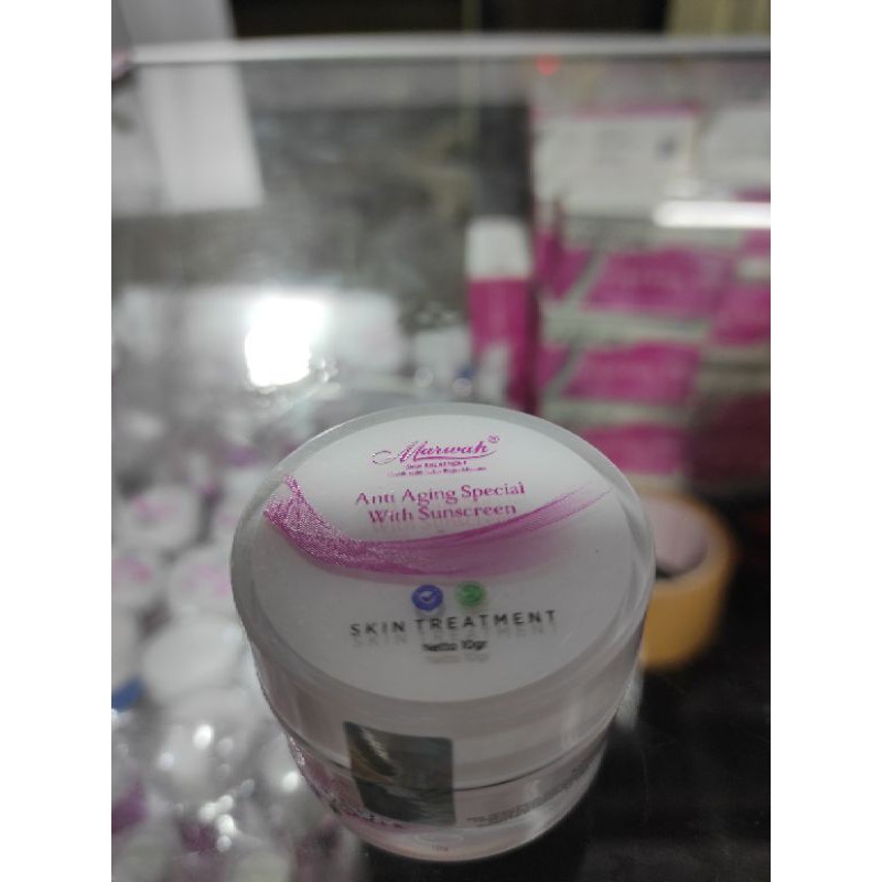 Anti Aging Special Sunscreen Marwah || cream siang ecer Anti Aging Special