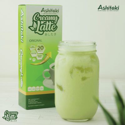 Ashitaki Creamy Latte Matcha 5 sachet @ 24 gram