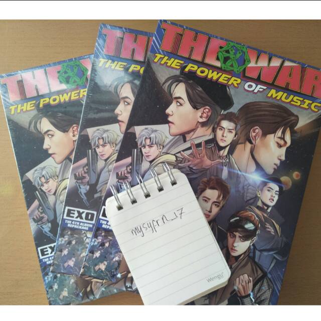 The War Exo Power Repackaged Album Sealed
