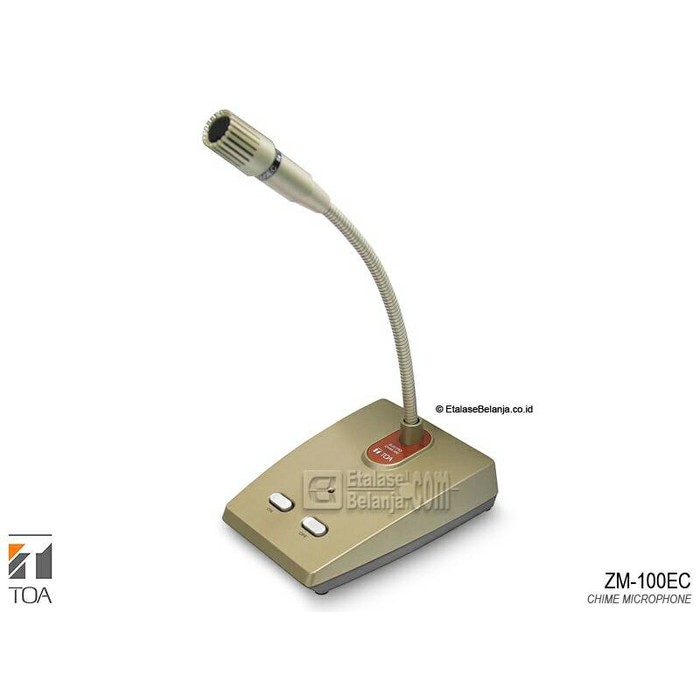 MIC CAR CALL/PAGING - TOA ZM-100EC GOLDEN