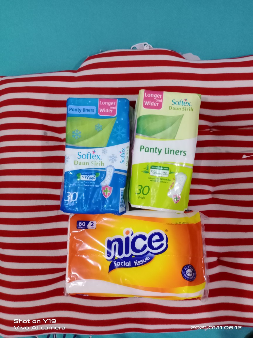 Tissue Travel Nice Facial 2ply 60 Sheet (no.131)