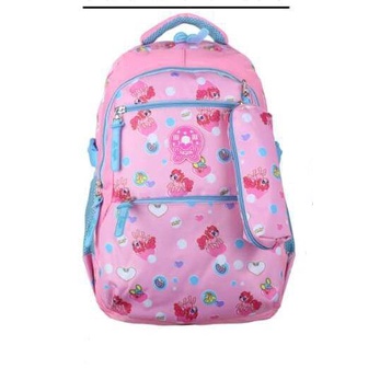 Tas Ransel Sekolah Silver Girl Original Love Bunny FreeTpenp/ Ransel anak sekolah