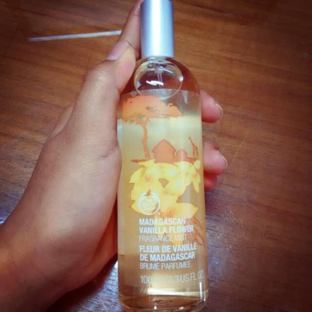 the body shop madagascan vanilla flower eau de toilette