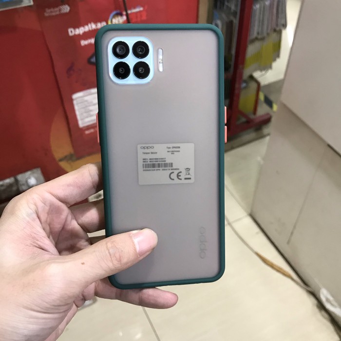 PREMIUM HYBRID CASE BLACK DOVE ANTI PECAH FOR OPPO RENO 4F