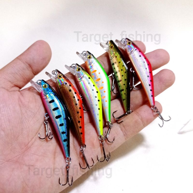 Minnow Sinking KRAKEN 59S Replika - Umpan Casting Ultralight