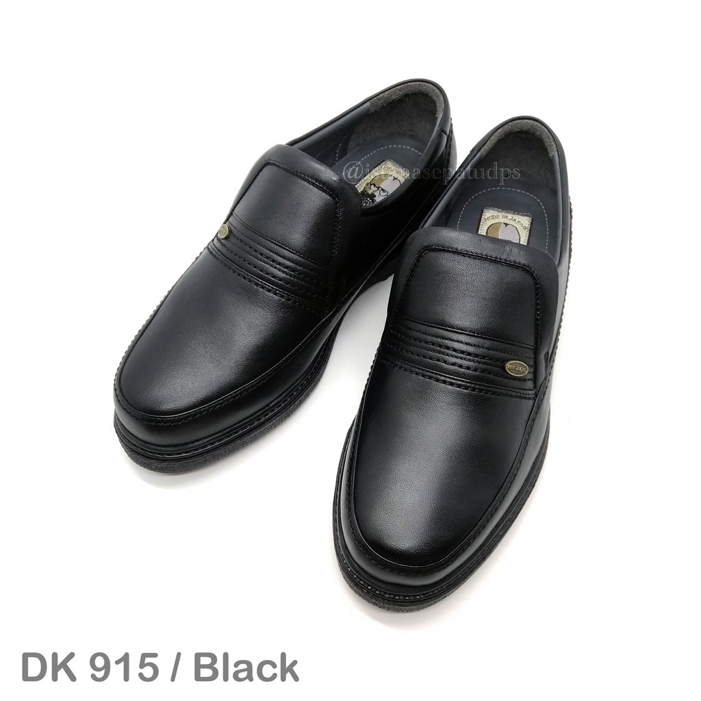 Sepatu Pantofel Kulit Pria Mirado DK 915, Hitam, Berkualitas