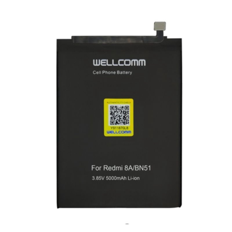 Baterai Battery Wellcomm Double IC Xiaomi Redmi 8A/BN51 original