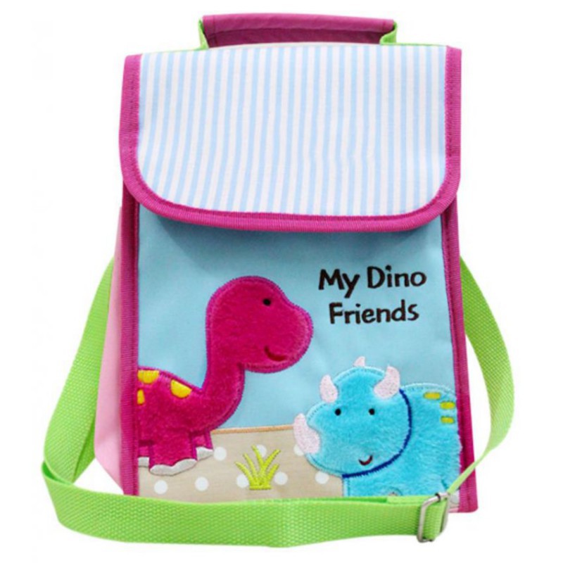 Char &amp; Coll Collin Lunch Bag Triceratops &amp; Brontosaurus