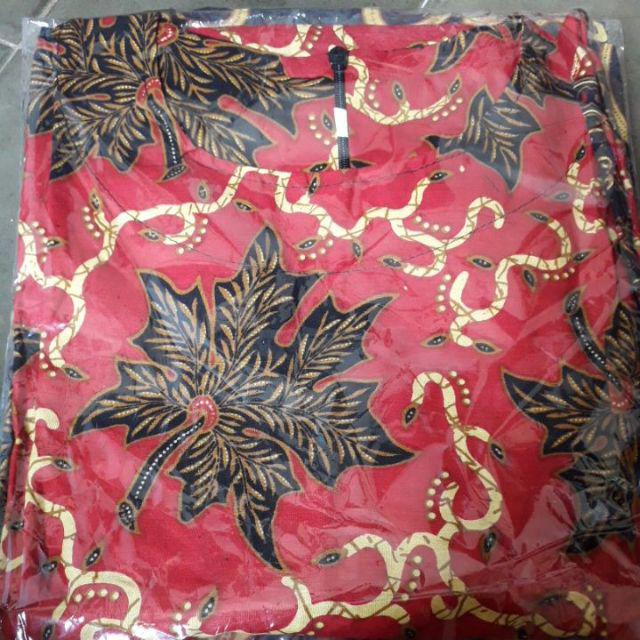Batik Dolby Dolbi Dobby Doby Tenun Sutra Tulis Katun Atbm Baron Atasan Batik Wanita Sogan Srg308