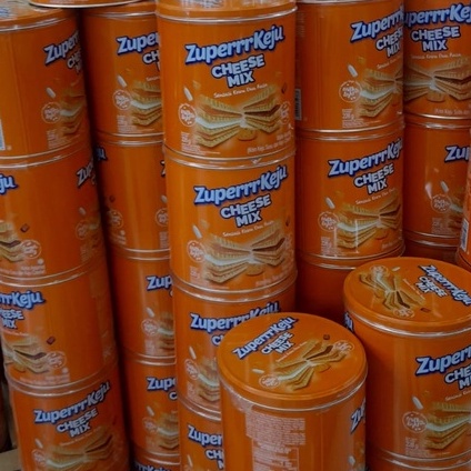 Zuperrr Keju Cheese  Mix Kaleng [228 gr]