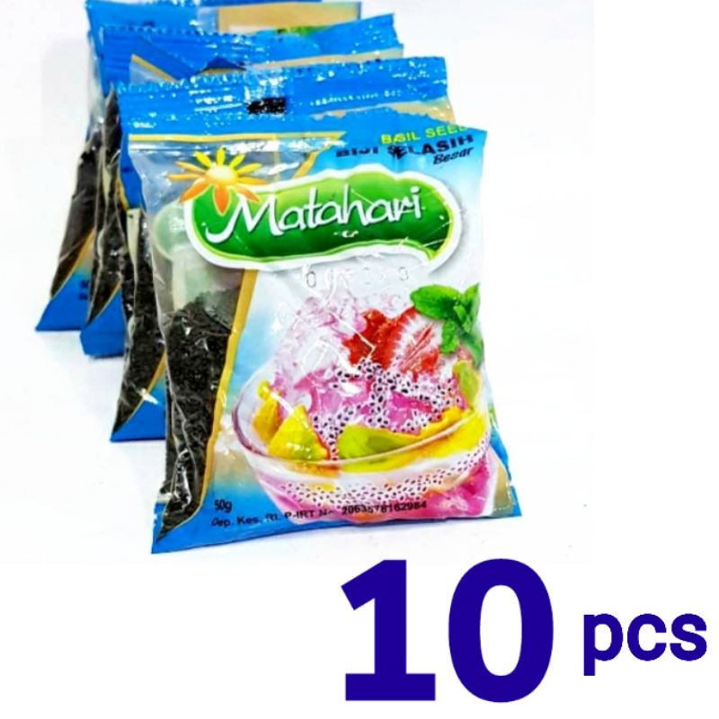 

Selasih 10 Bungkus x 50 gr Paket Ramadhan Biji Selasih Matahari Basil Seed Bahan Kue Makassar
