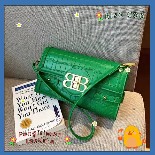 HF Z25107 1KG MUAT 2PCS TAS SELEMPANG FASHION IMPORT TAS KETEK