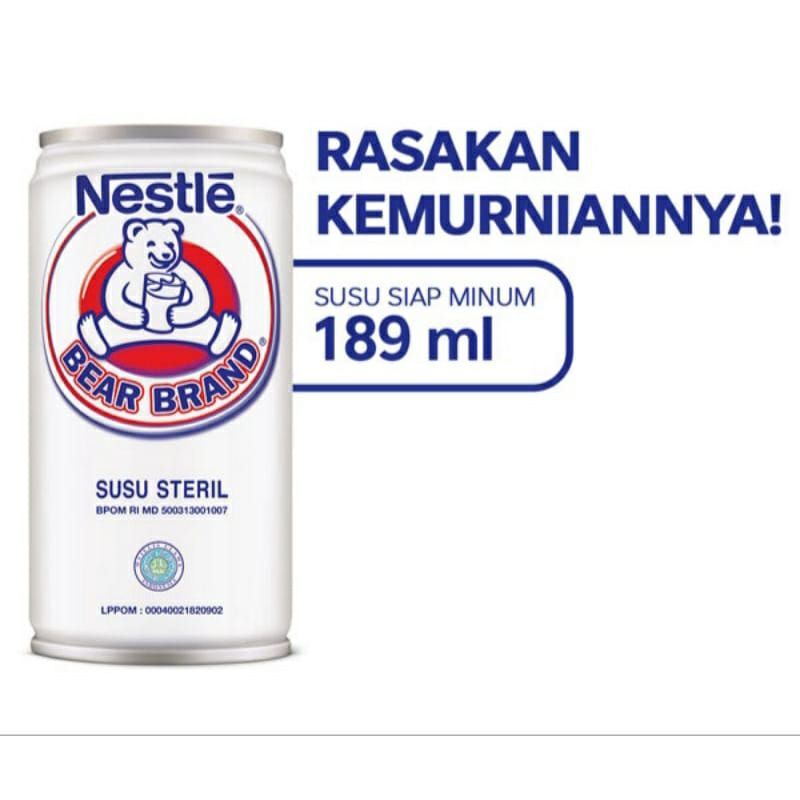 

Bear Brand Susu Steril 189ml