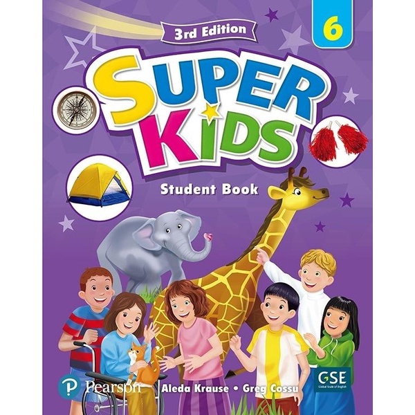 

SuperKids (3rd Ed) Lv6 Student Book w/ 2 Audio CD n PEP Code (Pearson)