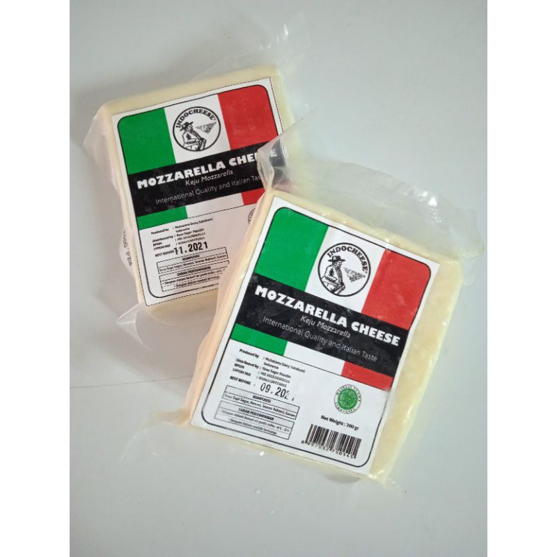 Arisha Cheese Mozarella 200gr | Keju Mozarella Arisha