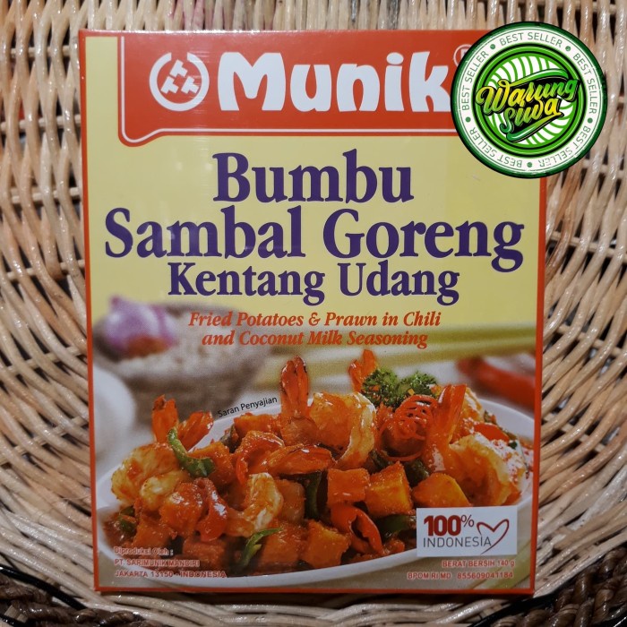 

Munik bumbu sambal goreng kentang udang 140 gram box