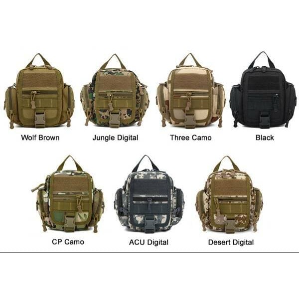 Limited! TAS SELEMPANG ARMY 9005 SLING BAG OUTDOOR ARMY 9005